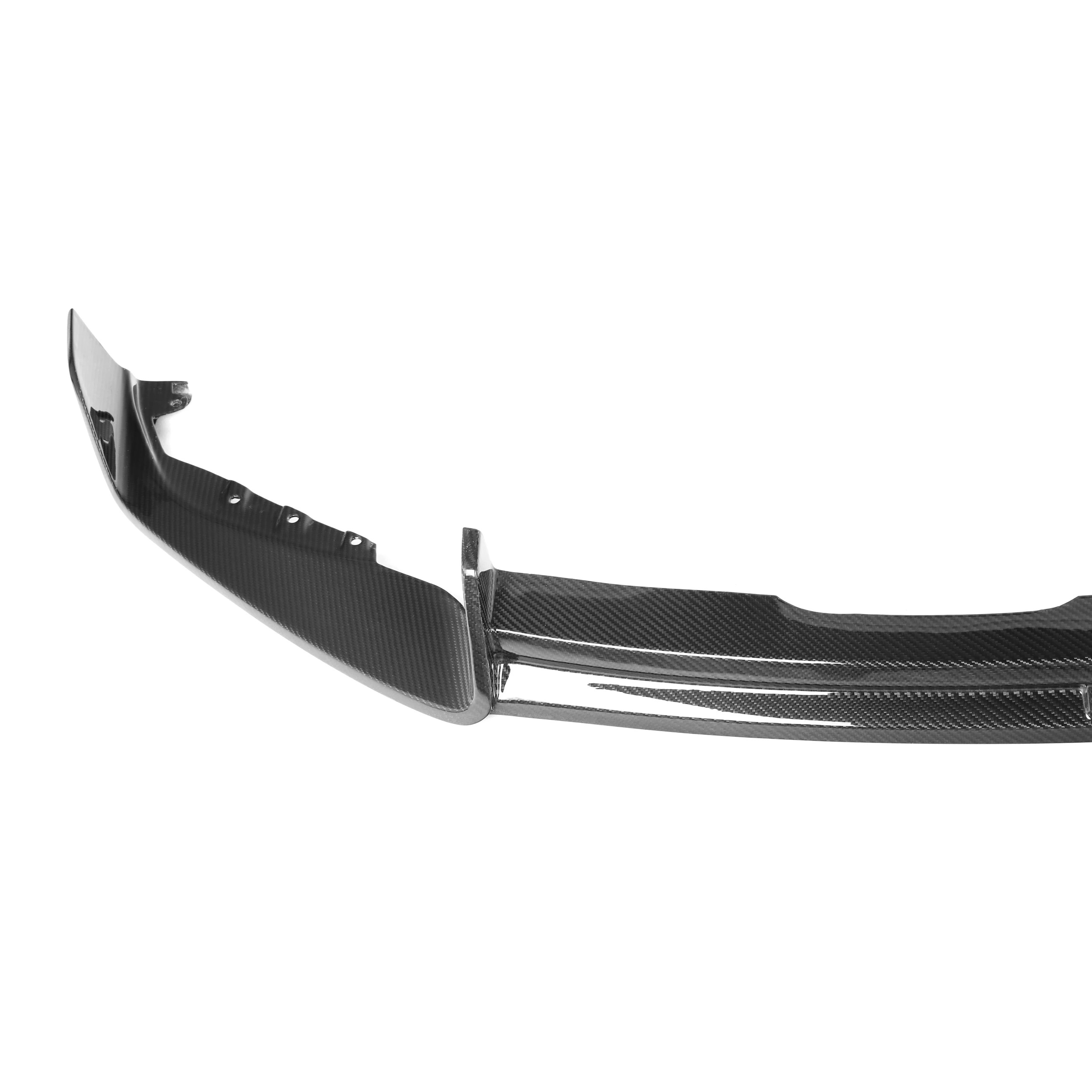 Dry Carbon Fiber Car Parts A-2 Style Gloss Black Front Lip Front Bumper Lip for M3 G80 M4 G82 G83 G81 2021+